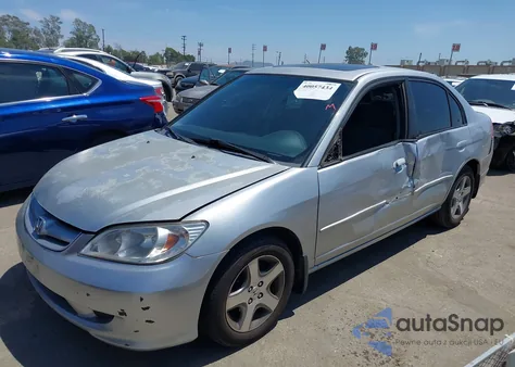2004 Honda Civic Ex z USA, uszkodzony, nr VIN 2HGES26704H577212